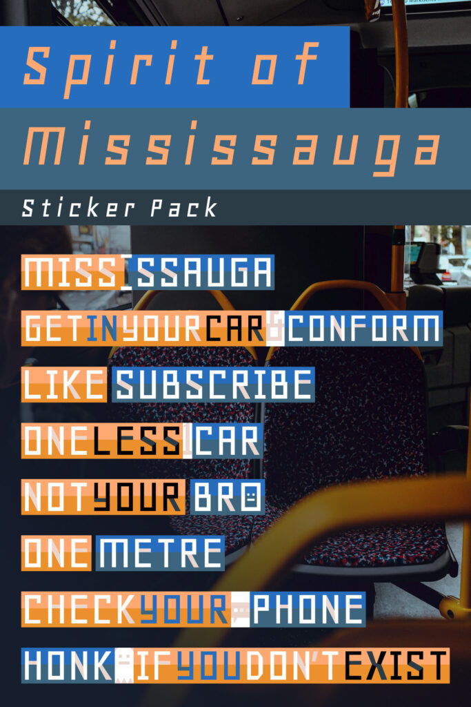 The Spirit of Mississauga sticker pack