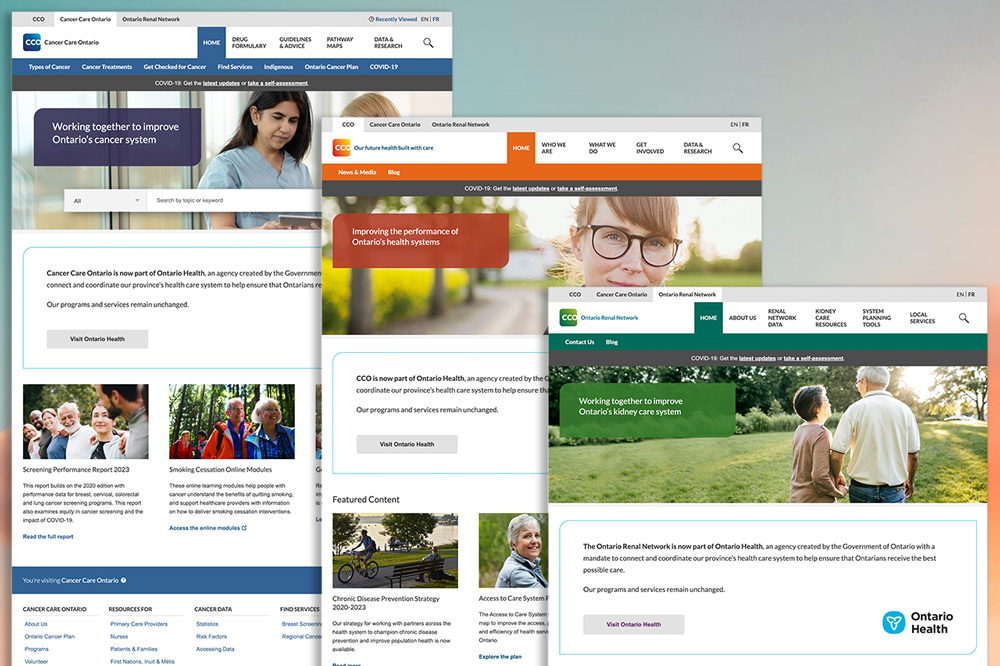 The Cancer Care Ontario family of websites