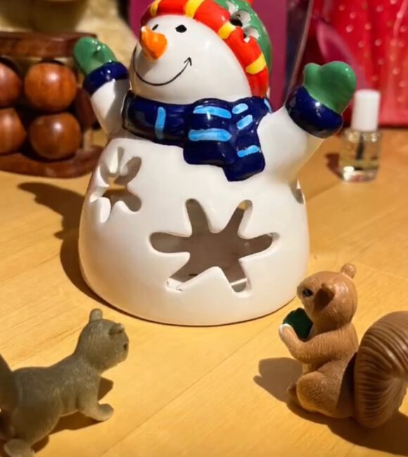 Frosty and squirrels