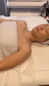 Facial treatment demo