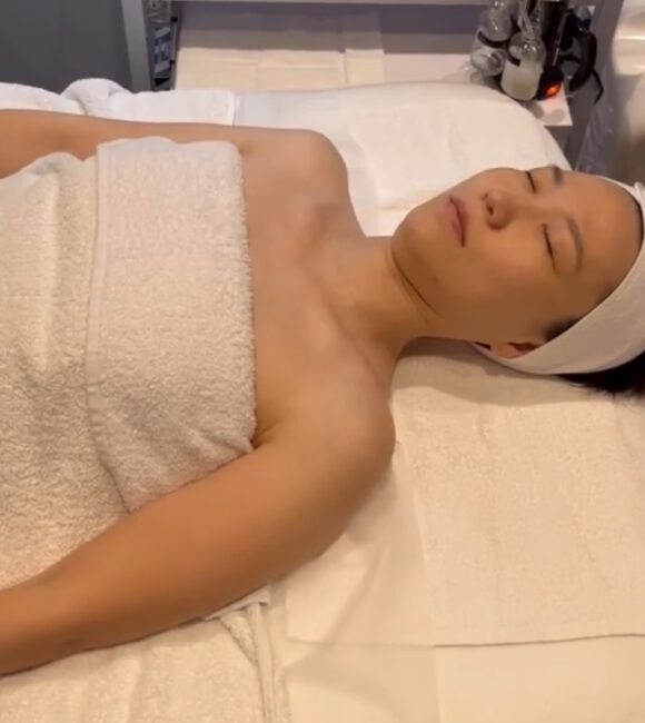 Facial treatment demo