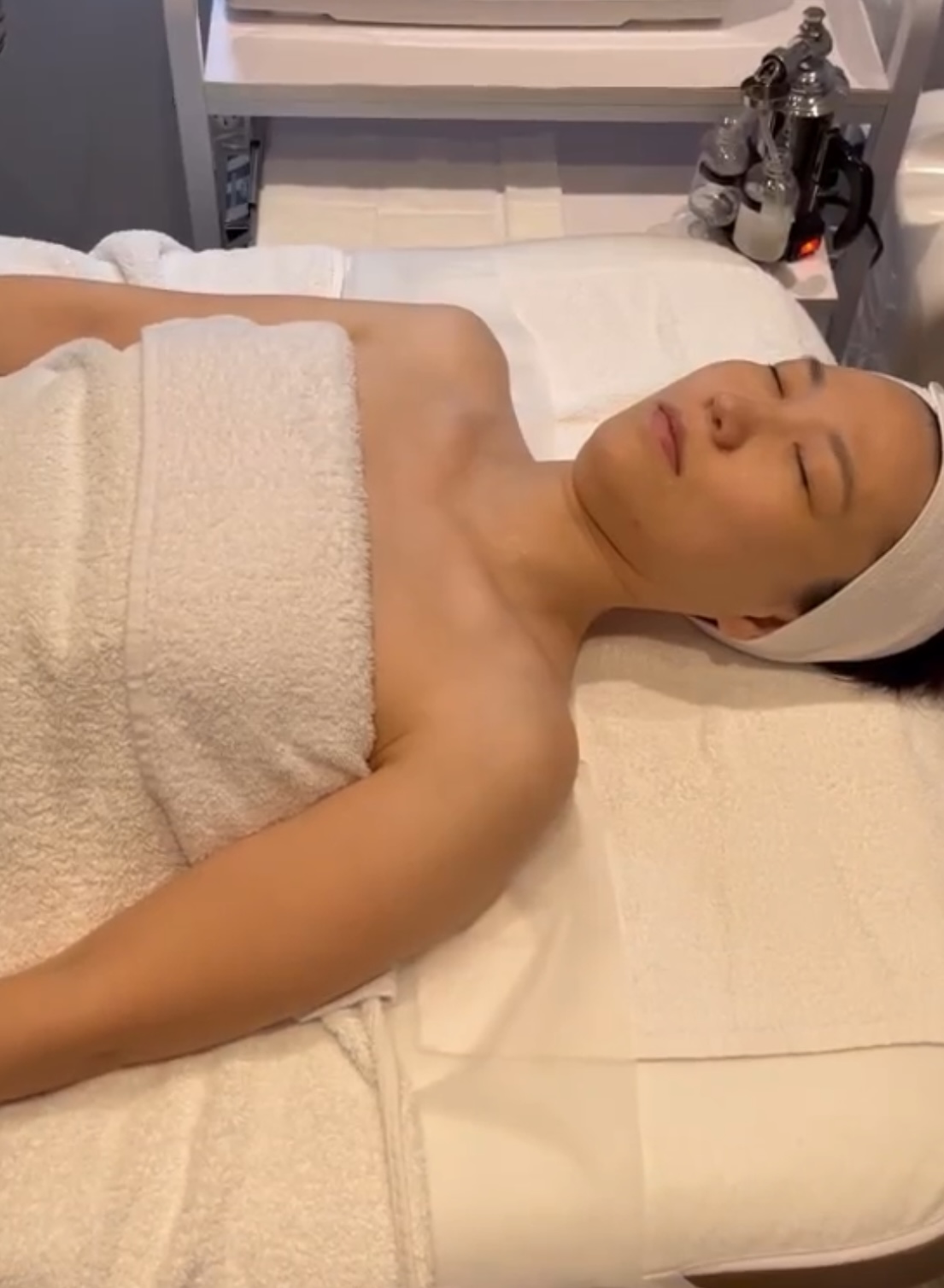 Facial treatment demo