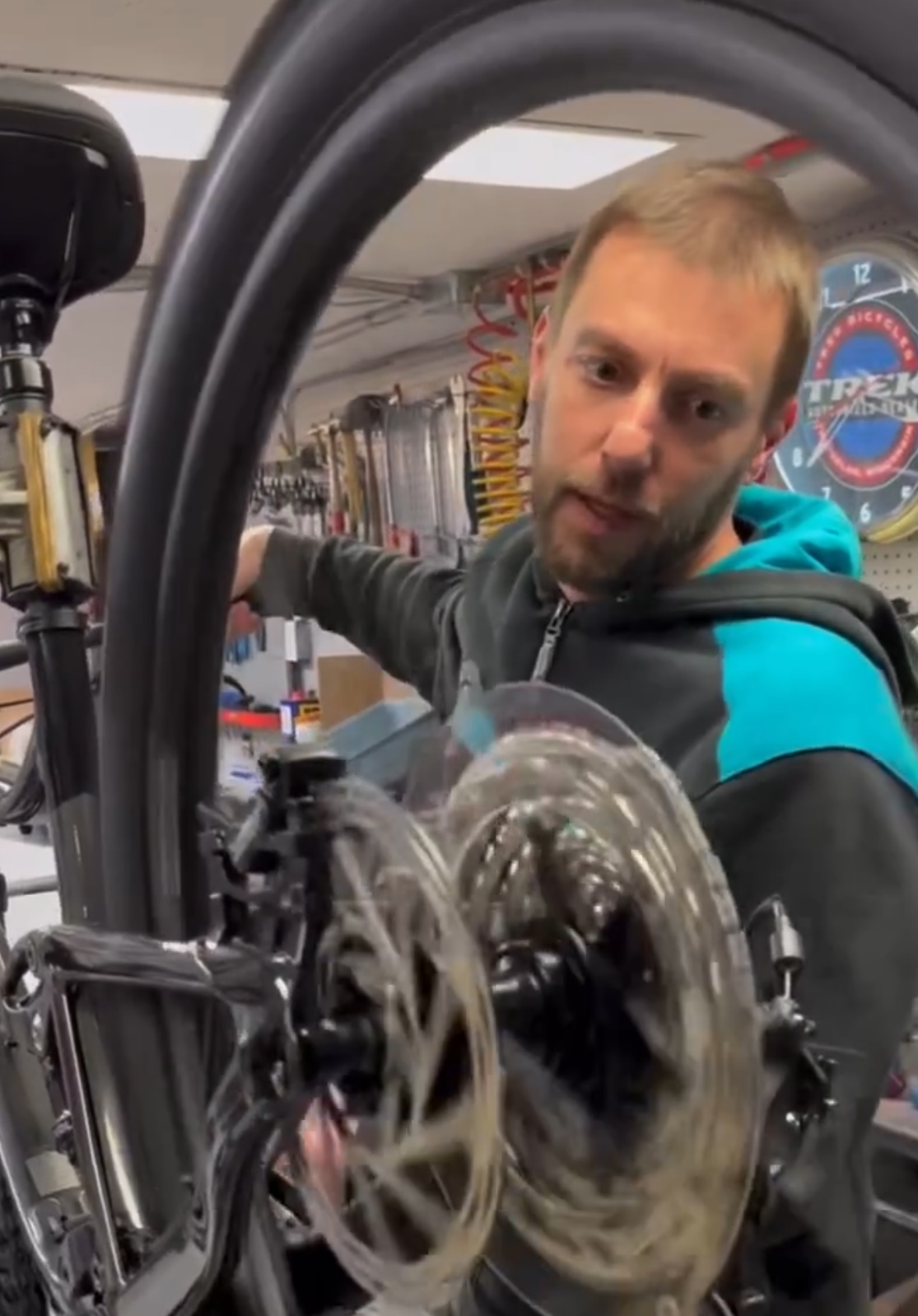 Bike shop mechanic
