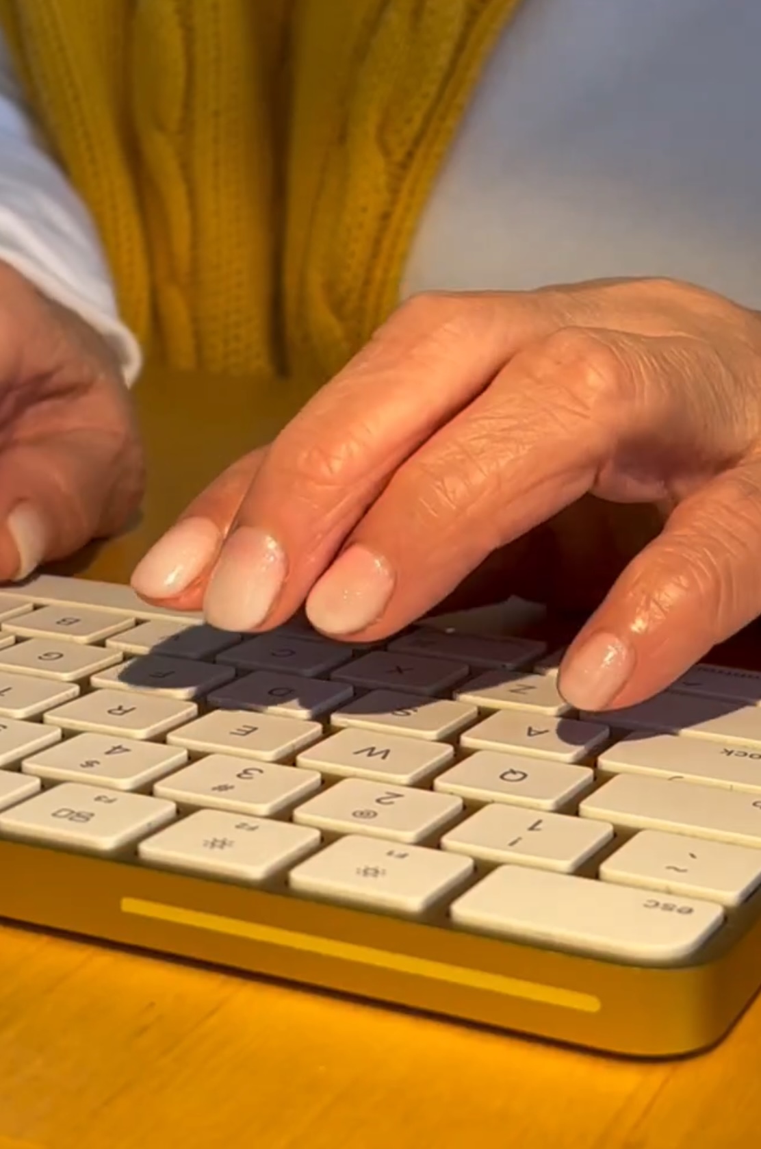 Working from home but you have nice nails